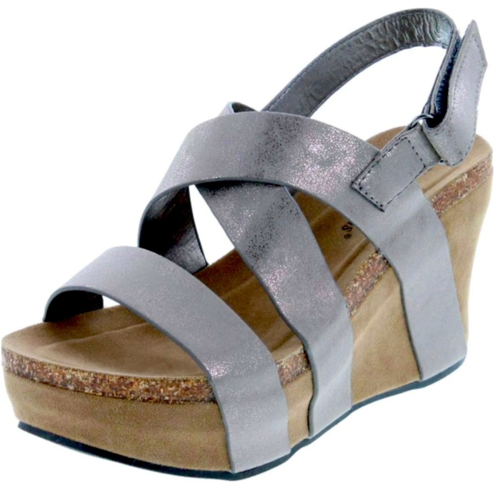 Pierre Dumas Hester -5 Pewter Size 9 (Gently Used)